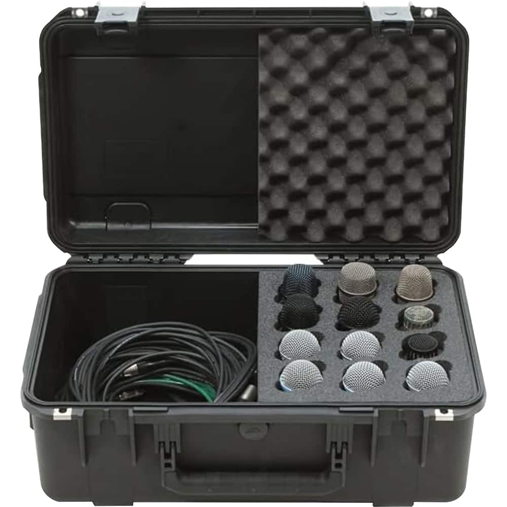 SKB - iSeries Waterproof Hardshell Microphone Case for 12 Mics 3i-2011-MC12