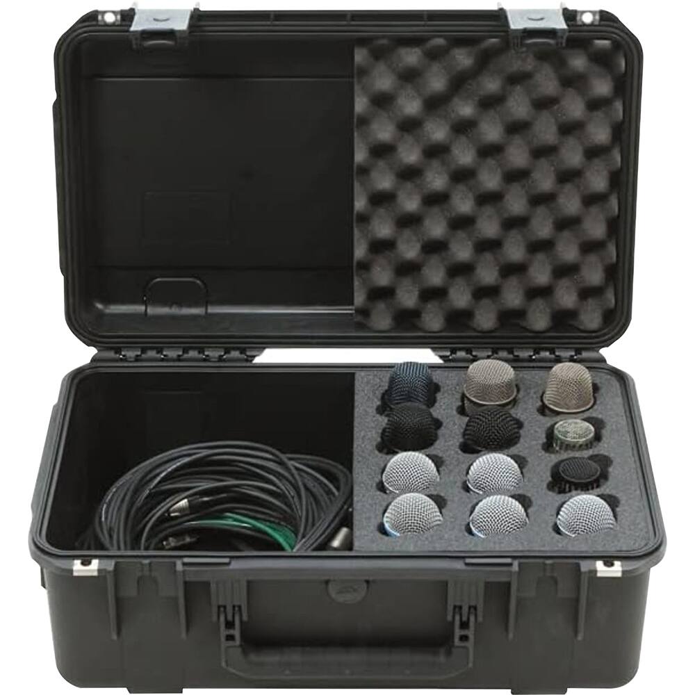 Front. SKB - iSeries Waterproof Hardshell Microphone Case for 12 Mics 3i-2011-MC12.