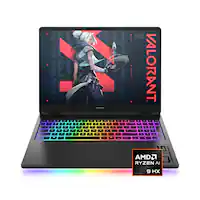 HP OMEN - MAX 16" WQXGA 240Hz Gaming Laptop - AMD Ryzen AI 9 HX 375 - 32GB Memory - NVIDIA GeForce RTX 5070 Ti - 1TB SSD - Shadow Black - Front_Zoom