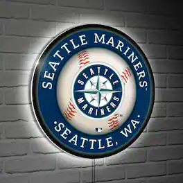 Evergreen Enterprises - Seattle Mariners LED XL Round Wall D-cor - Multicolor