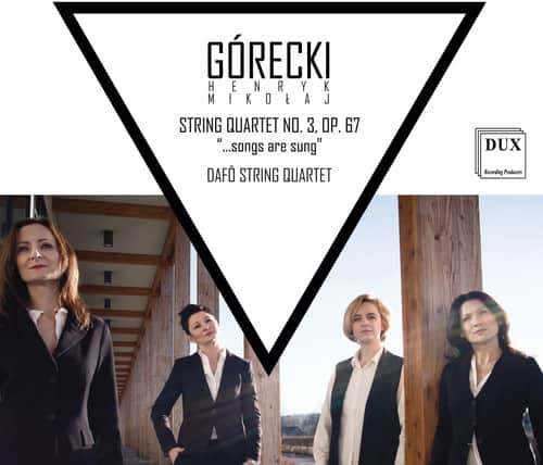 Gorecki / Dafo String Quartet - String Quartet 3   - COMPACT DISCS [CD] price history on PriceWatchPro