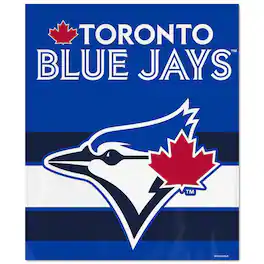 WinCraft - Toronto Blue Jays Ultra Plush 50" x 60" Throw Blanket - Multicolor