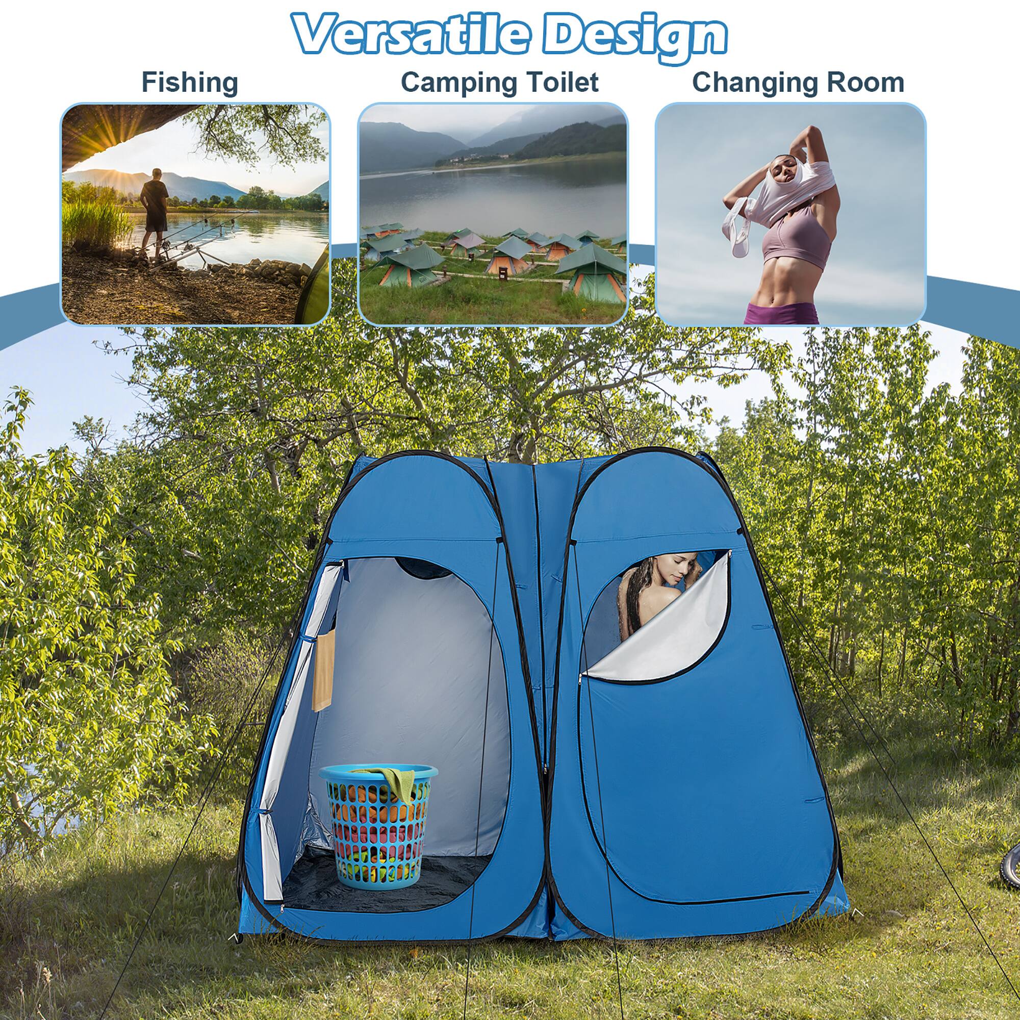 Versatile Design

Fishing  
Camping Toilet  
Changing Room
