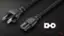 Alt View 1. Rocketfish™ - 8 ft. Polarized Braided Power Cord - Black.