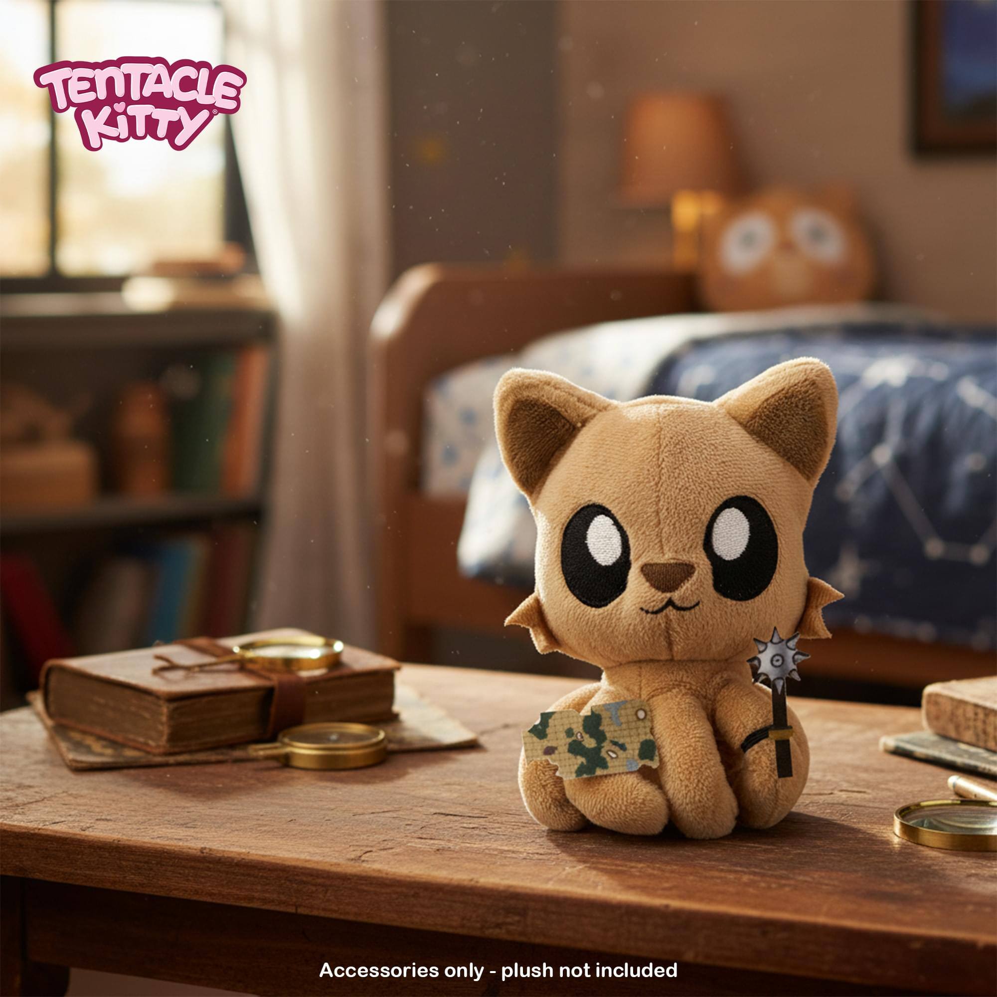 TENTACLE KITTY  
Accessories only - plush not included