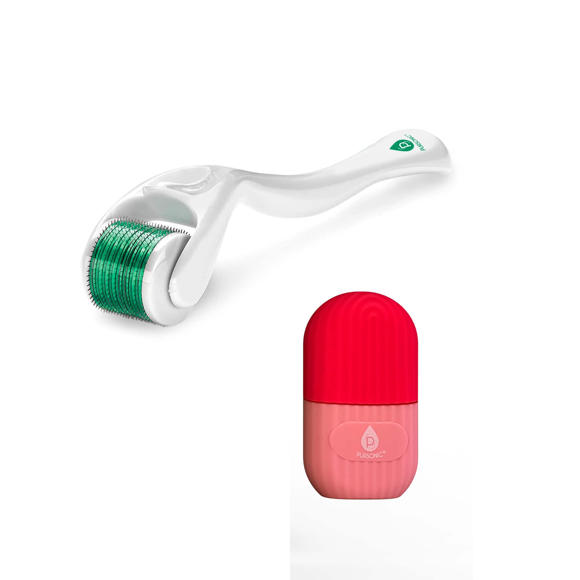 Pursonic - Ice Cube Facial Roller Massager and Micro Needle Derma Roller (0.5 mm) price history on PriceWatchPro