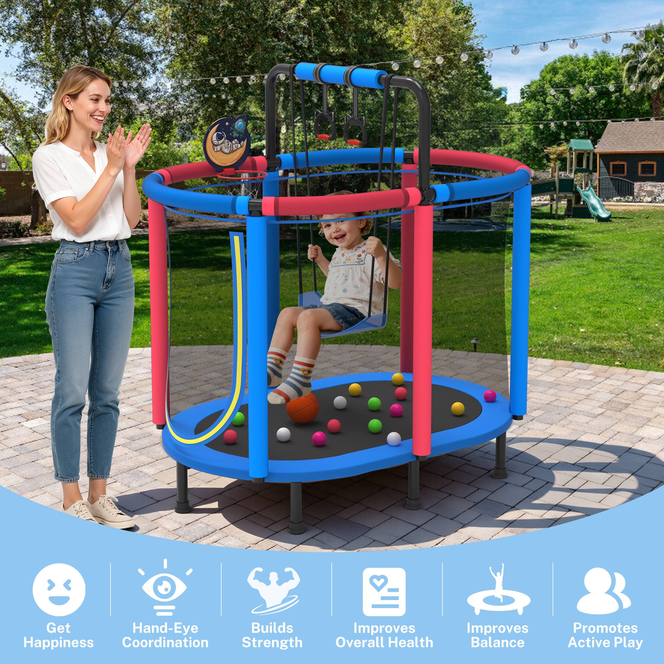 Get Hand-Eye Builds Happiness Coordination Strength Improves Overall Health Improves Balance Promotes Active Play