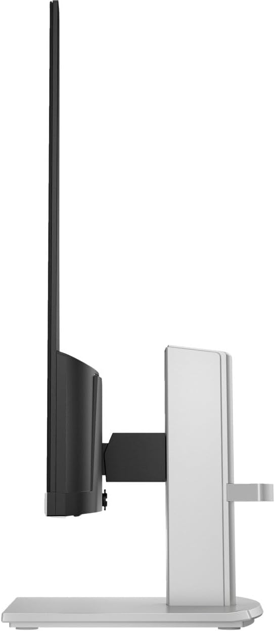 Back. HP - HP Series 5 24'' FHD IPS Monitor with 5ms Response Time, Anti-Glare, Flicker Free, HDMI & DKZ Hub, Black/Silver Color - Black/Silver.