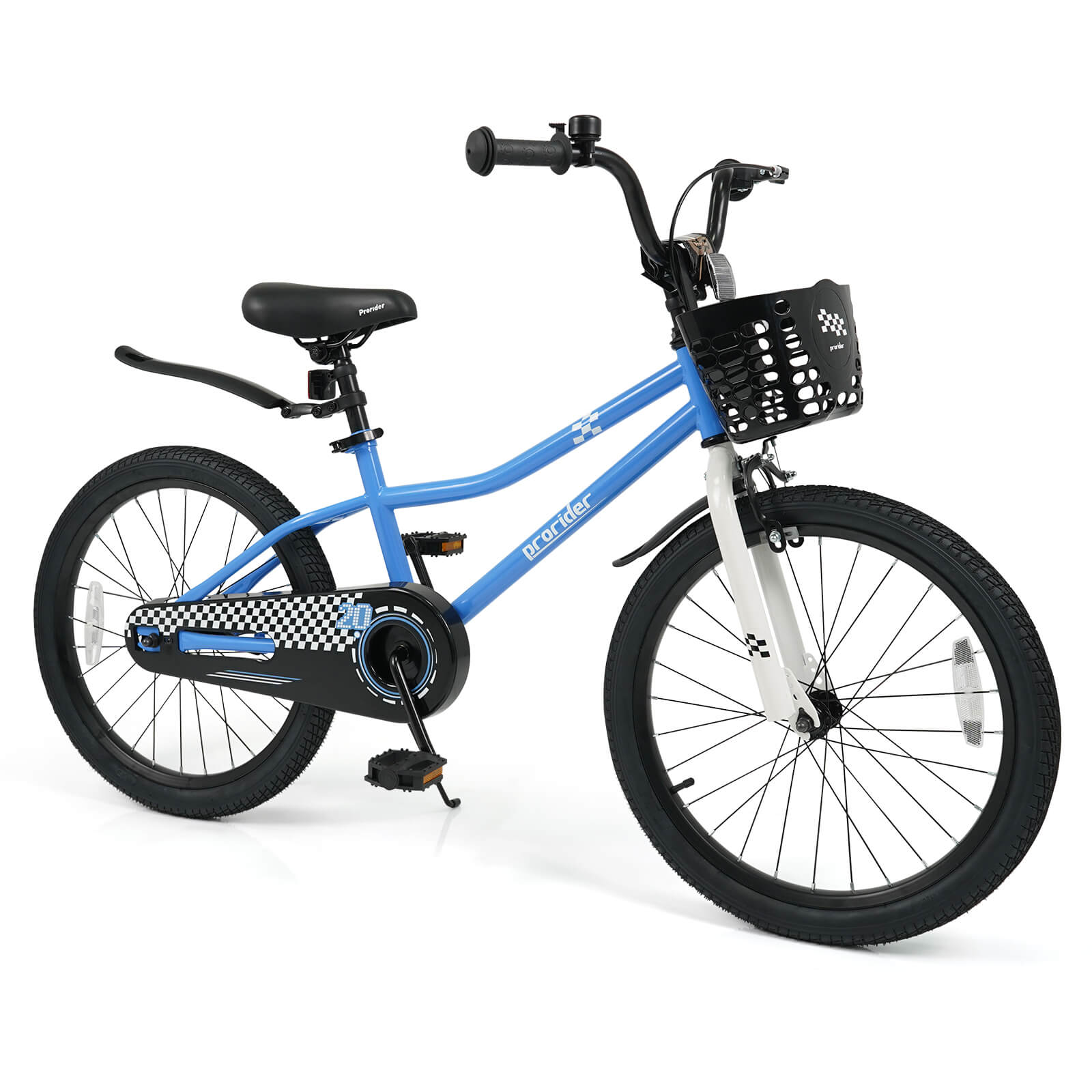 "Costway - 20"" Kids Bike with Hand & Coaster Brakes, Adjustable Seat & Handlebar, Kickstand - Navy" price history on PriceWatchPro