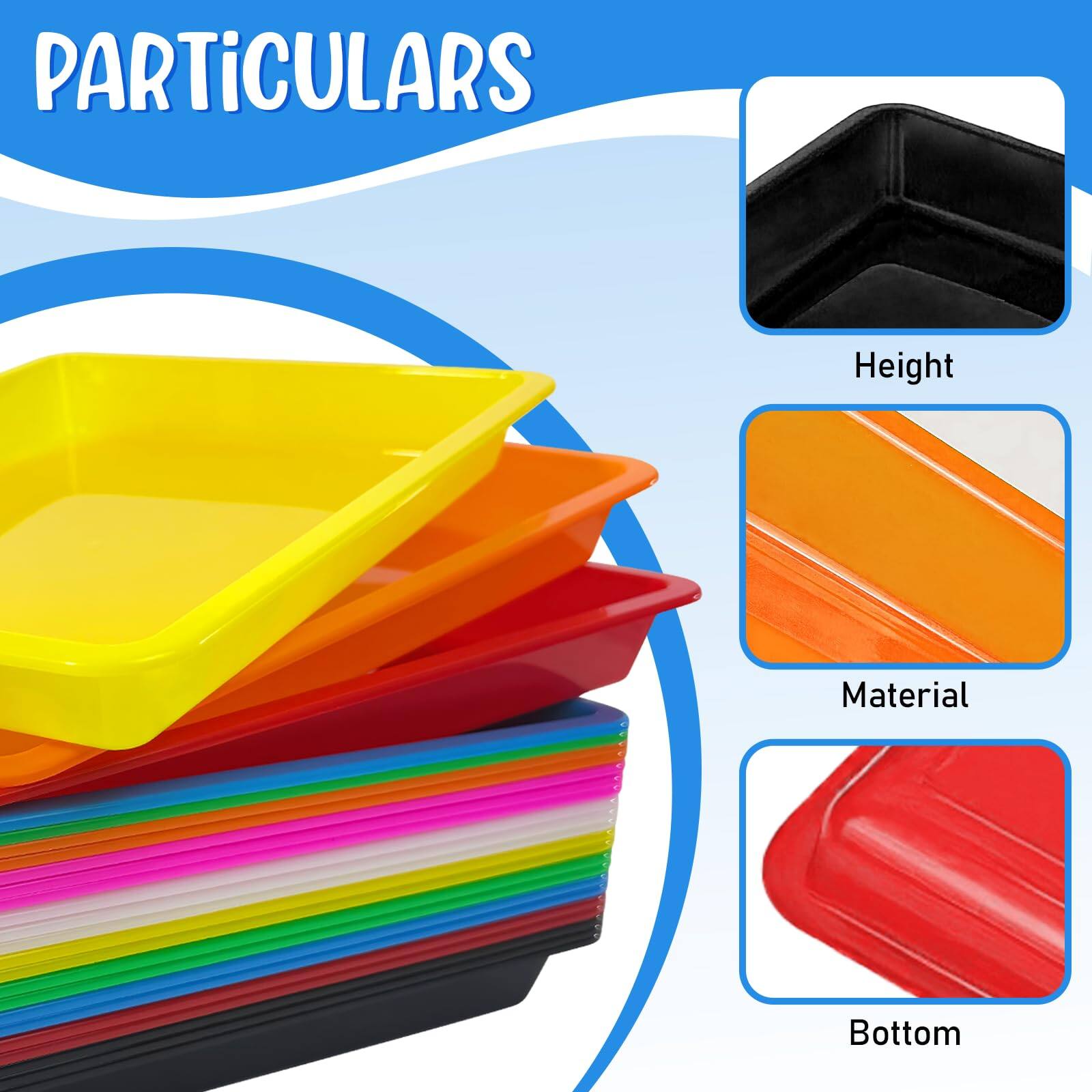 PARTICULARS

- Height
- Material
- Bottom