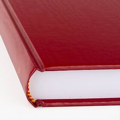 Alt View 4. AT-A-GLANCE - 2026 Hardcover Diary, 7.75" x 12", Ruled, Red - Red.