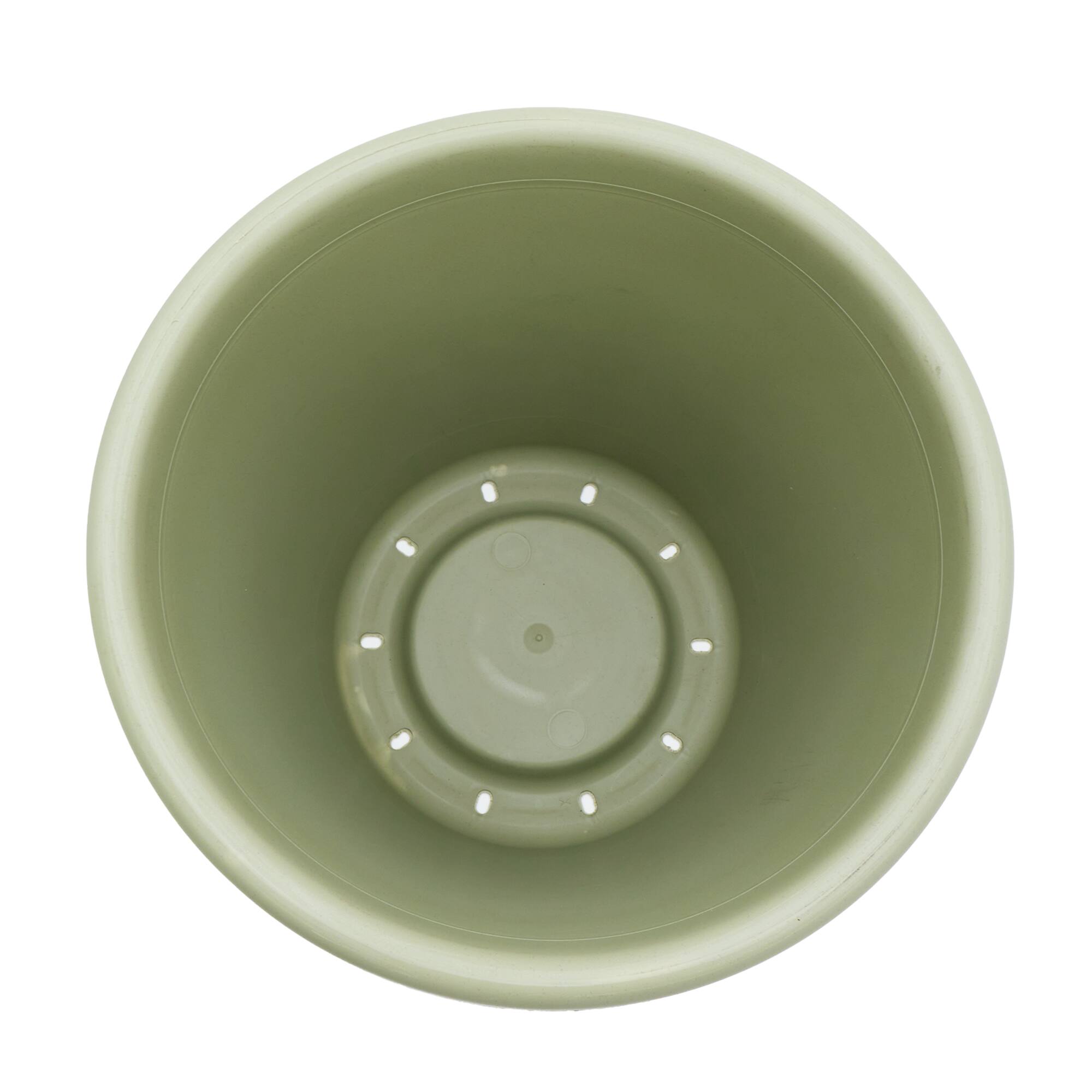 Alt View 1. The HC Companies - The HC Companies 14 Inch Round Classic Planter, Plastic Plant Pot, Seafoam Green.