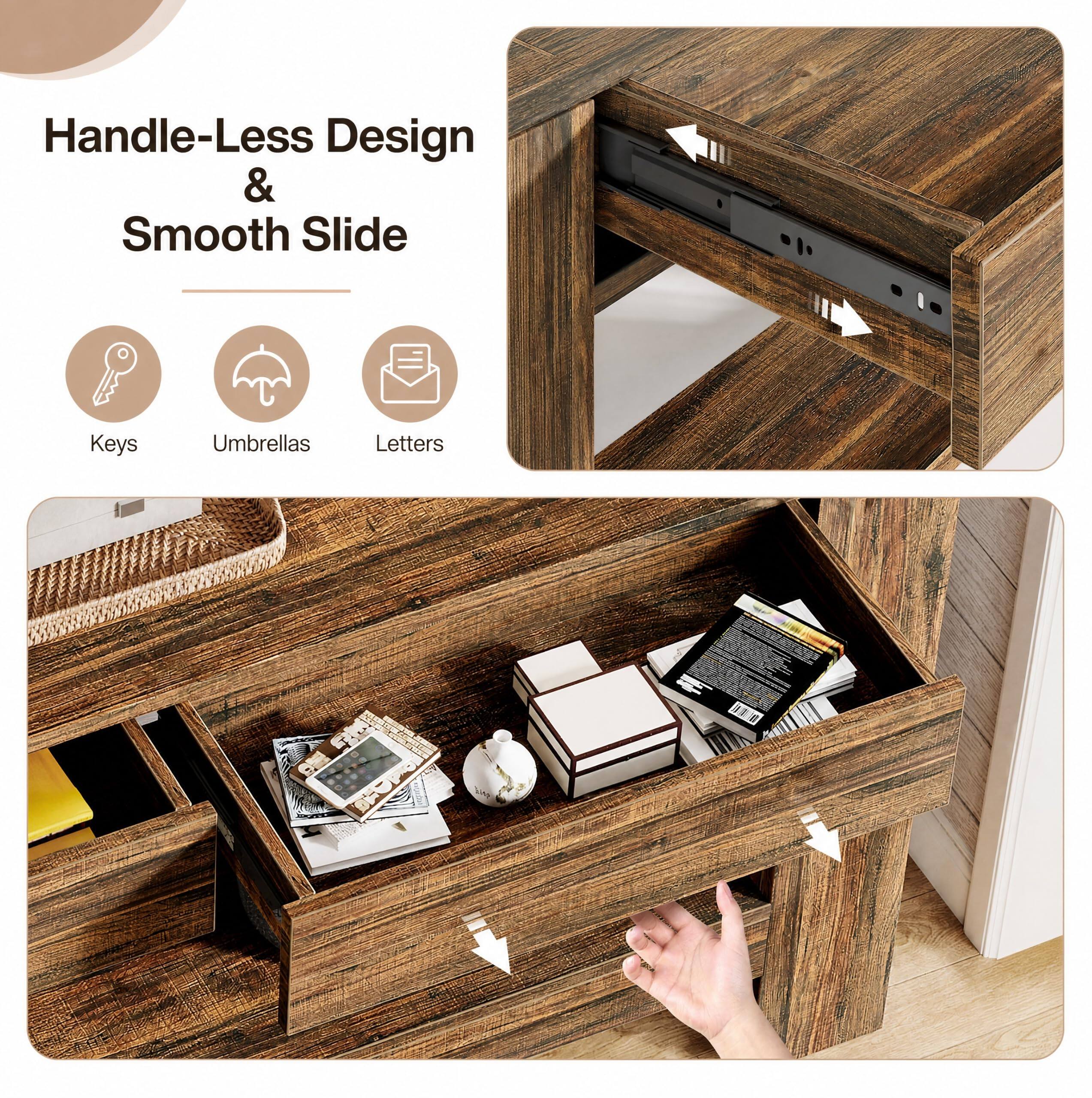 Handle-Less Design & Smooth Slide

Keys  
Umbrellas  
Letters