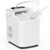 Front. Bestier - Portable Ice Makers Countertop, 9 Cubes in 6 Mins, with Basket & Spoon, 2 Ice Sizes - White.