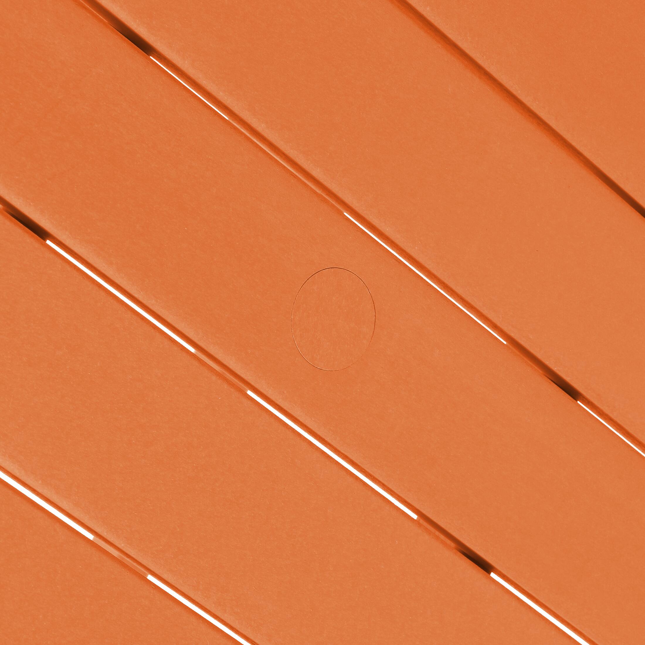 Alt View 4. WestinTrends - WestinTrends Malibu Kids Outdoor Patio Furniture HDPE 30" Wide Square Dining Table - Orange.
