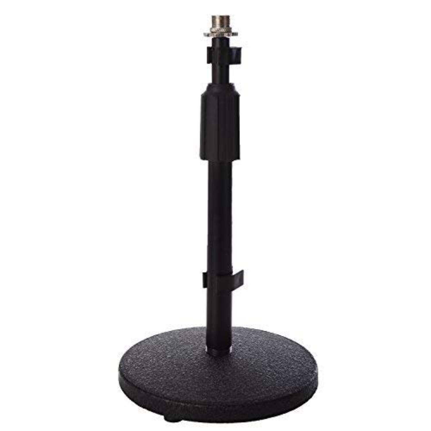 Front. Lyxpro - Mic Stand Boom Arm Adjustable Microphone Stand Desk Mount Holder - Black.
