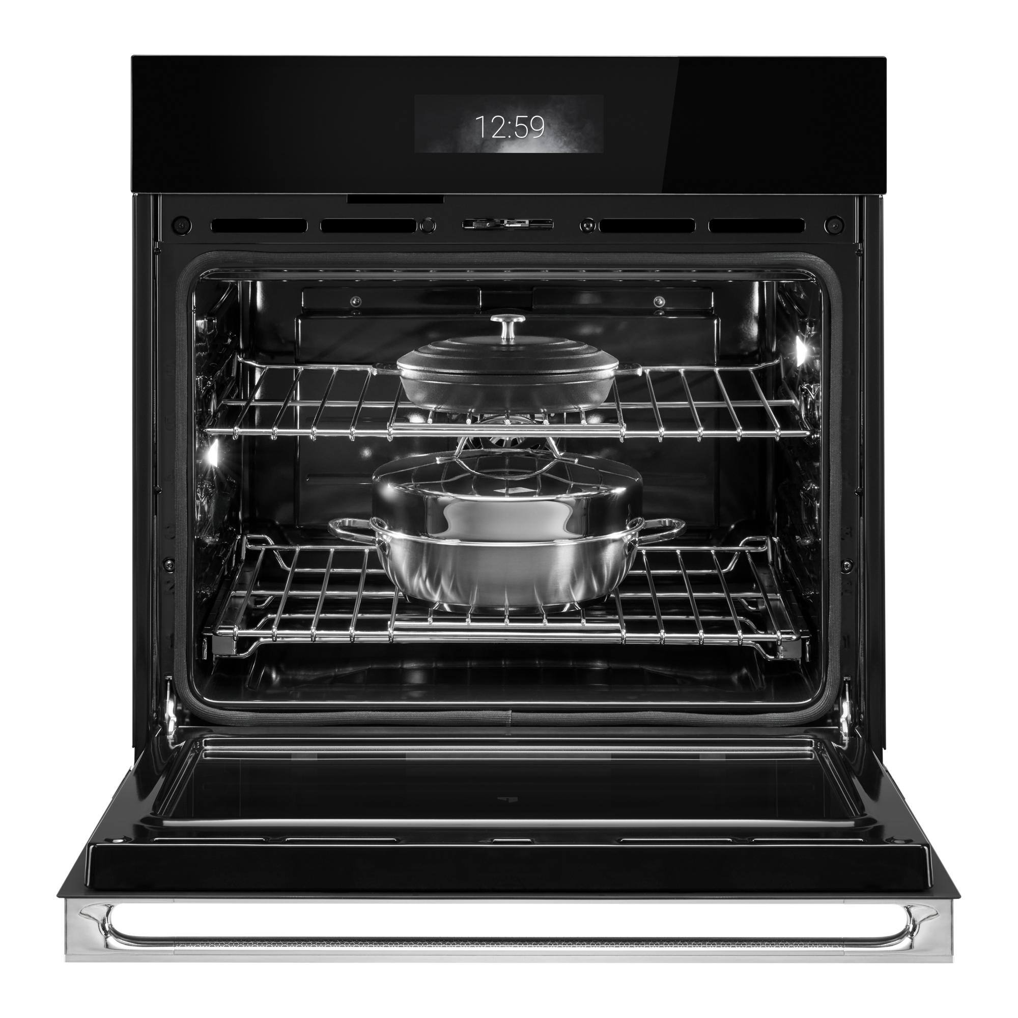 Alt View 2. JennAir - 30" NOIR Built-In Electric Single Oven With Convection - PrintShield Stainless.