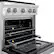 Alt View 11. ZLINE - 30 in. Wide 4 Burner Paramount Dual Fuel Satin Steel Range with Convection Oven (SDRS-BR-30) - Stainless Steel.