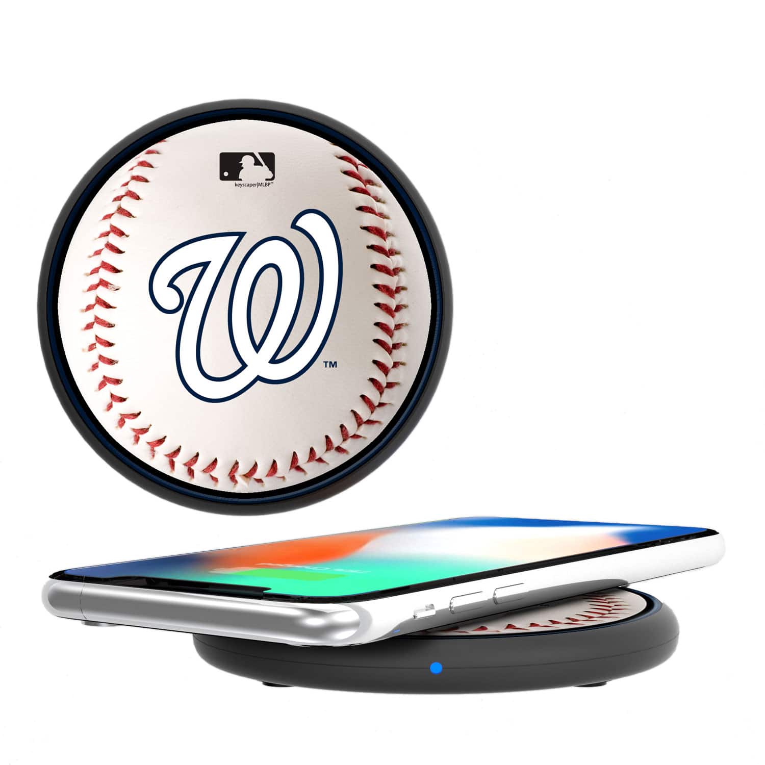 Keyscaper - Washington Nationals Wireless Charging Pad - Multicolor