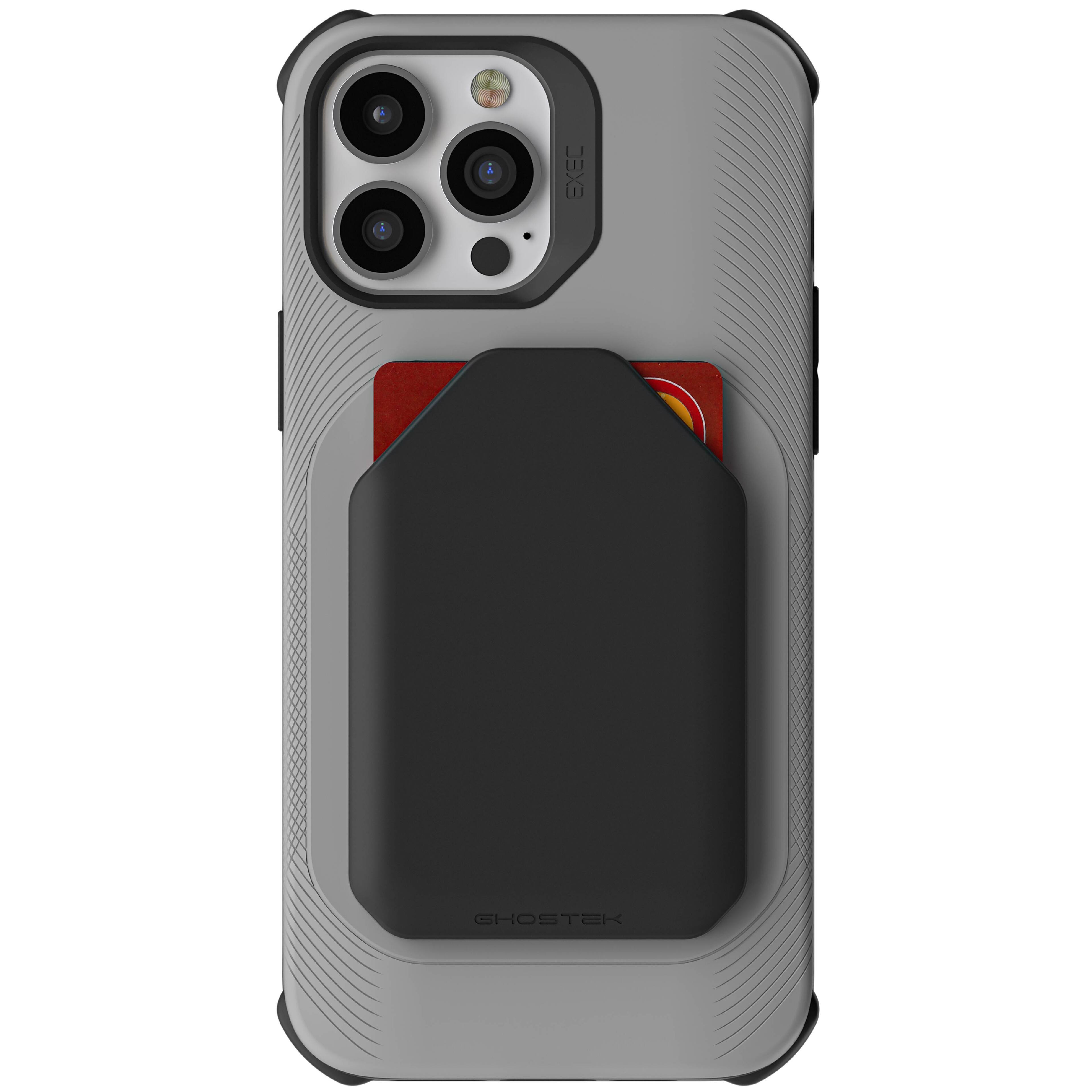 Front. Ghostek - Exec 5 case for iPhone 13 PRO MAX - Gray.