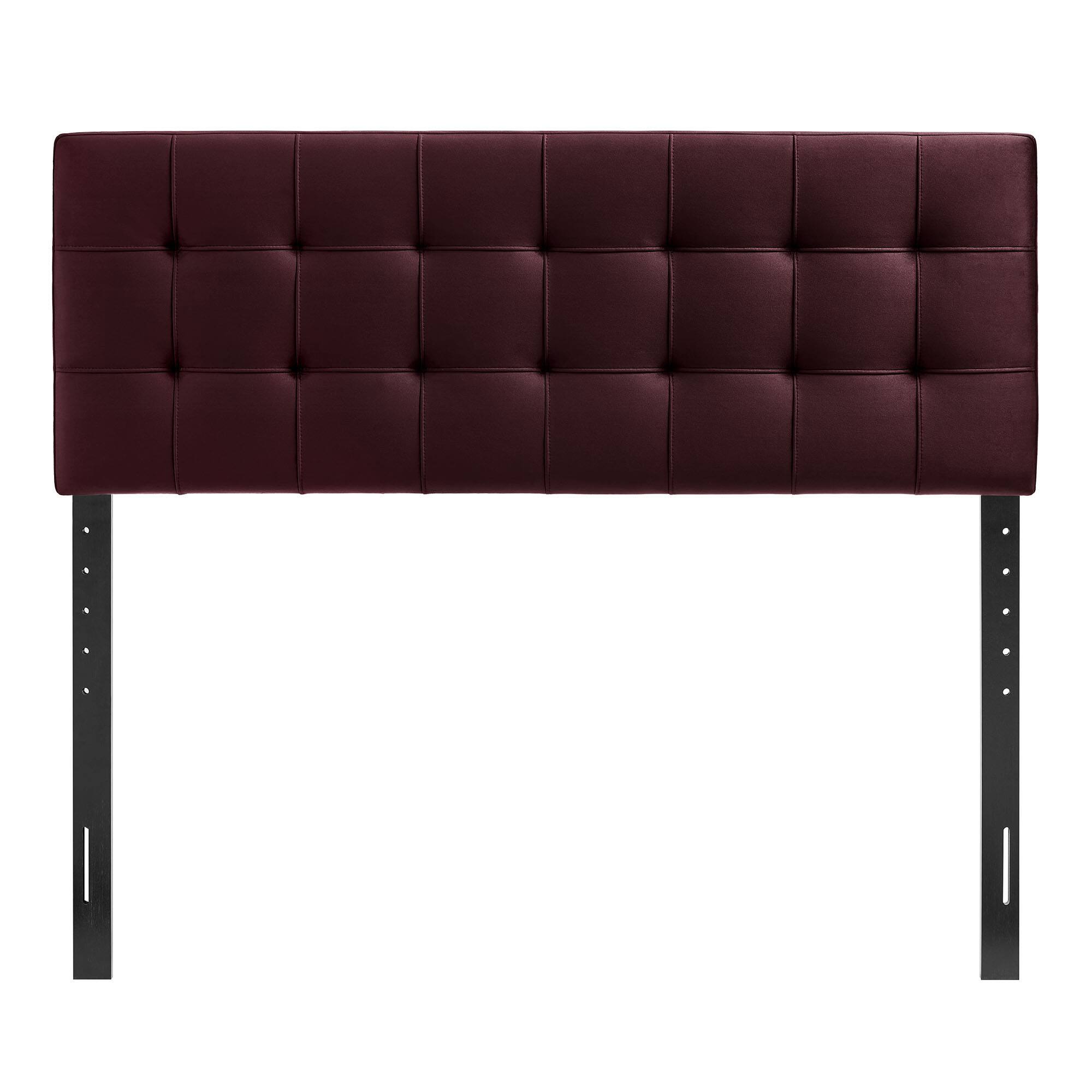 Alt View 2. Modway - Lily Biscuit Tufted Performance Velvet Headboard by Modway - Mulberry.