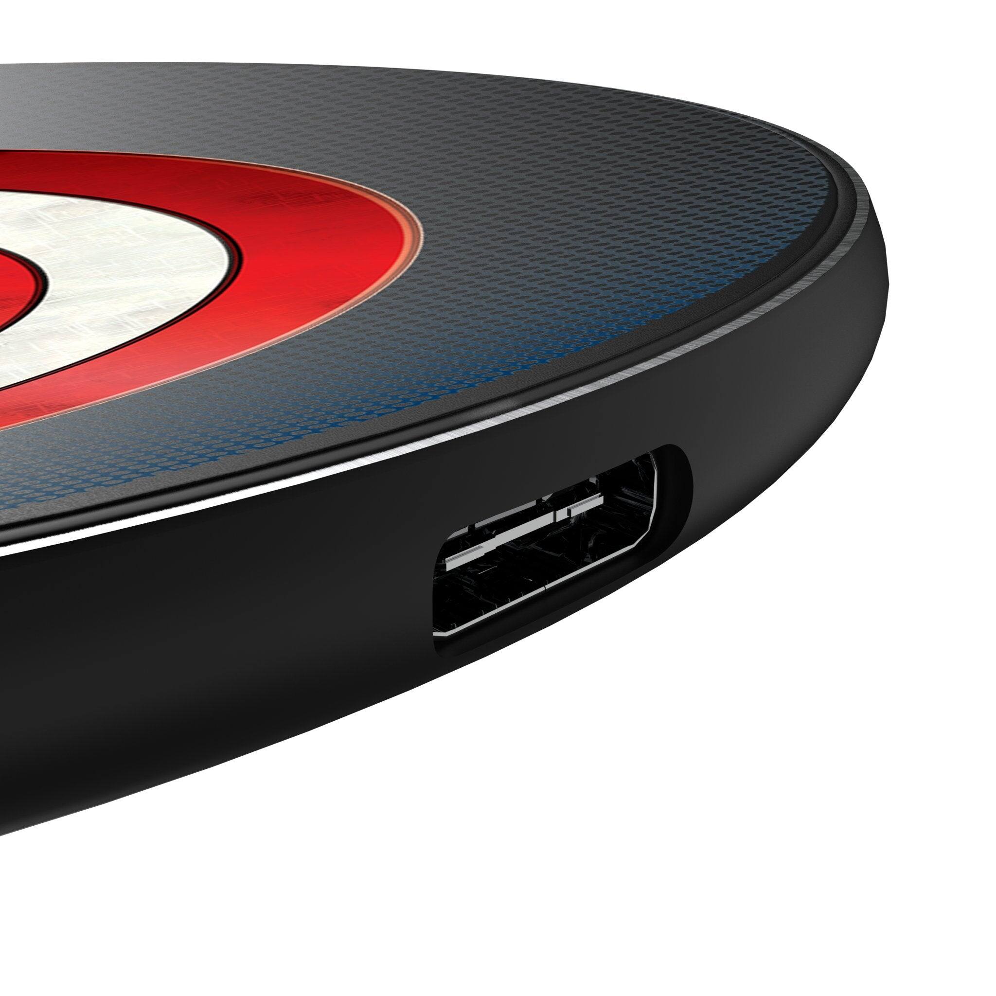 Left. Keyscaper - Marvel Grid 15-Watt Wireless Charger - Captain America.