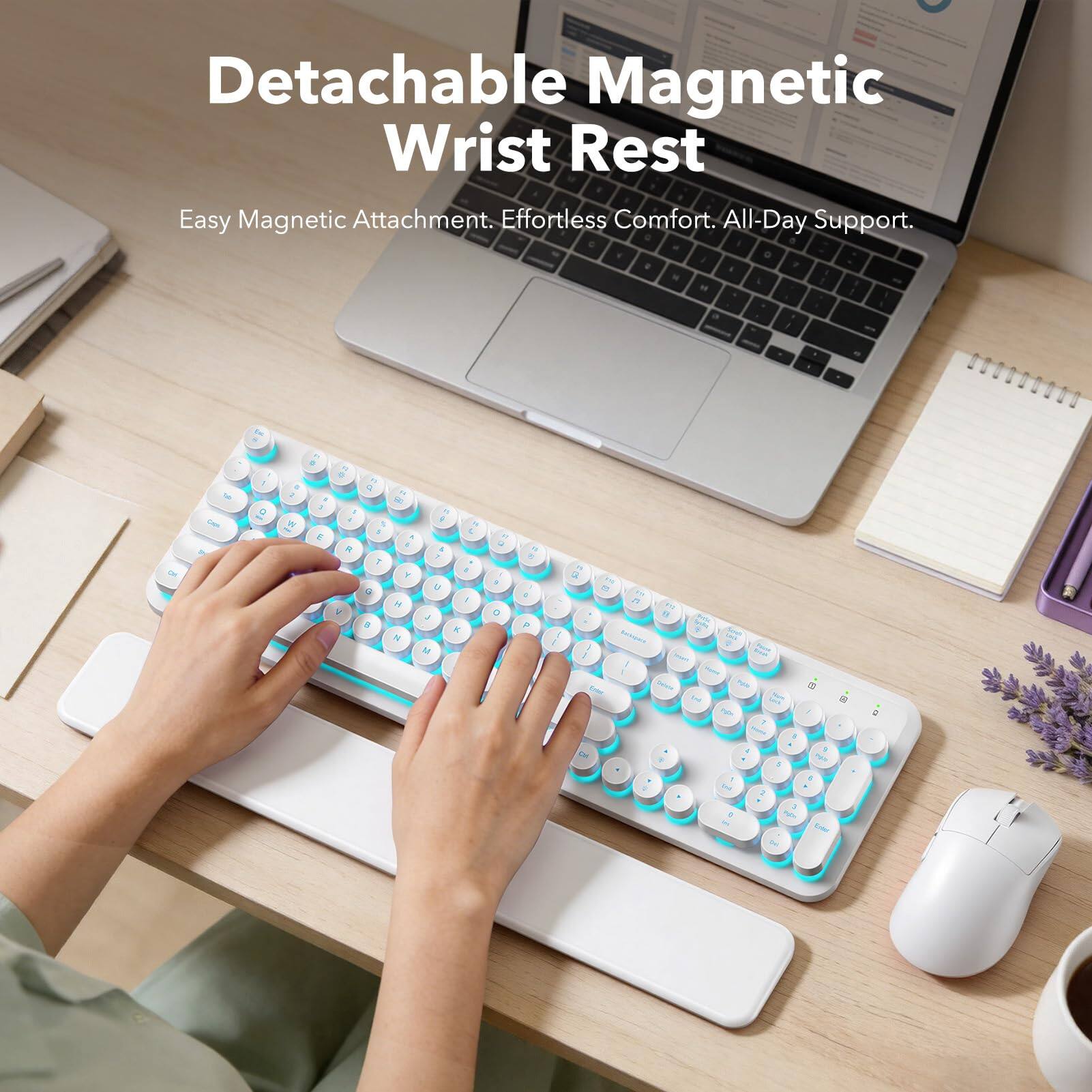 Detachable Magnetic Wrist Rest

Easy Magnetic Attachment. Effortless Comfort. All-Day Support.