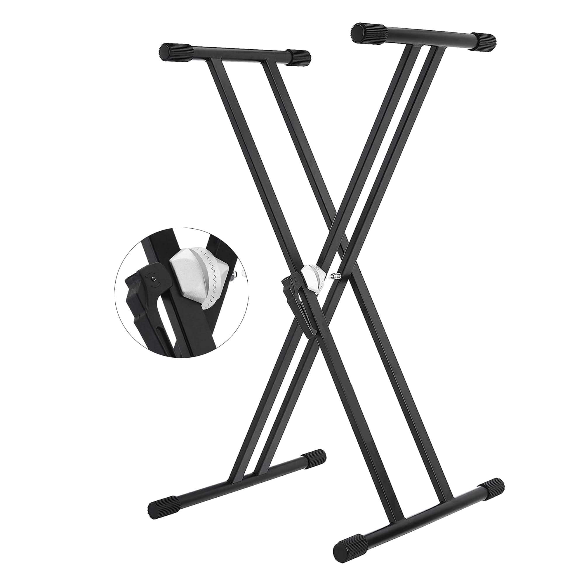 5 CORE - Keyboard Stand Dual X Shape Gear Adjustable Foldable Portable Key Board DJ Controller Stands - Black price history on PriceWatchPro