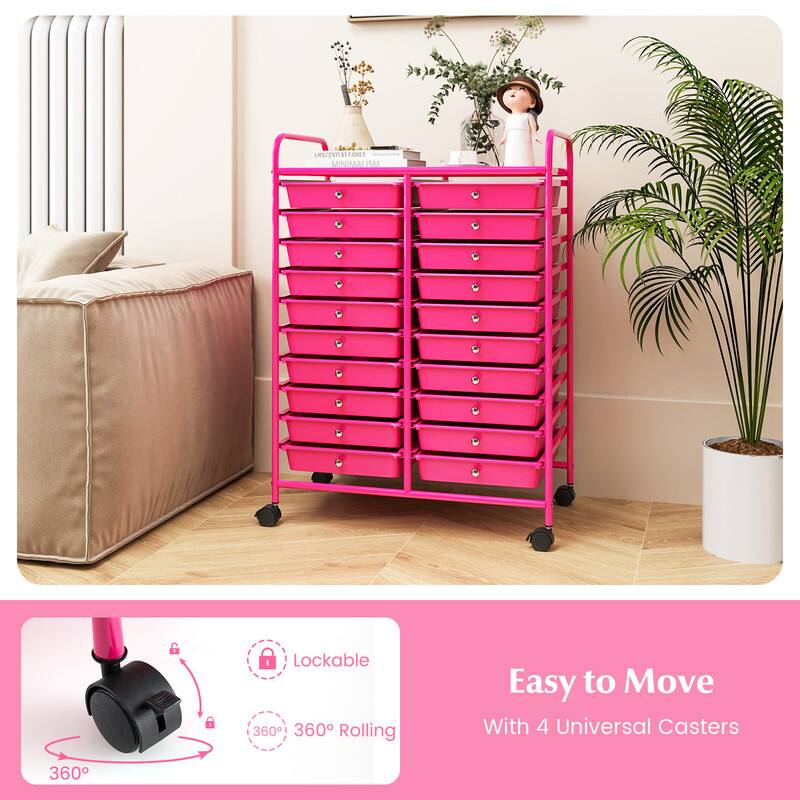 SCMENL Minimal OM Lockable 360° Rolling Easy to Move With 4 Universal Casters