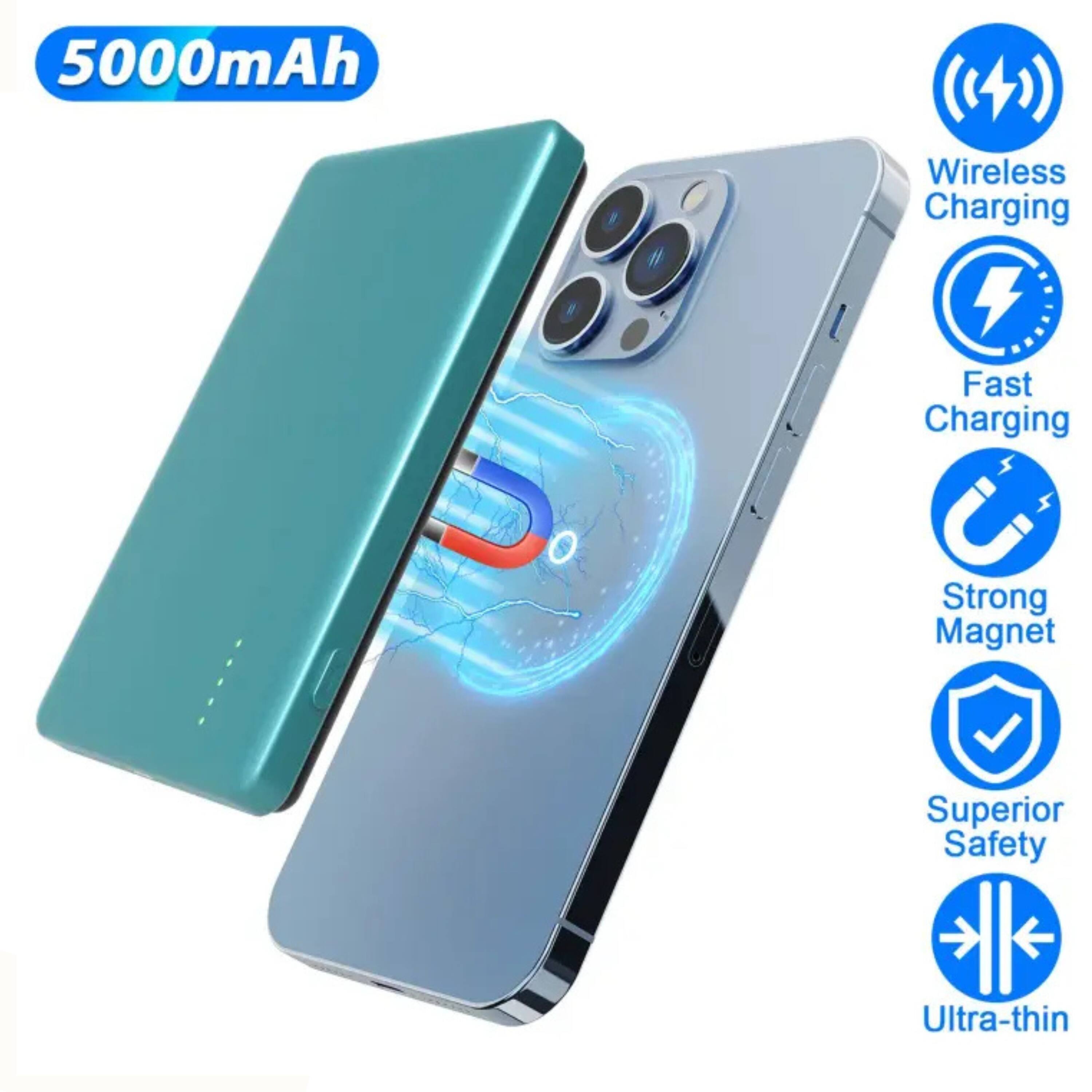 5000mAh Wireless Charging Fast Charging Strong Magnet Superior Safety Ultra-thin