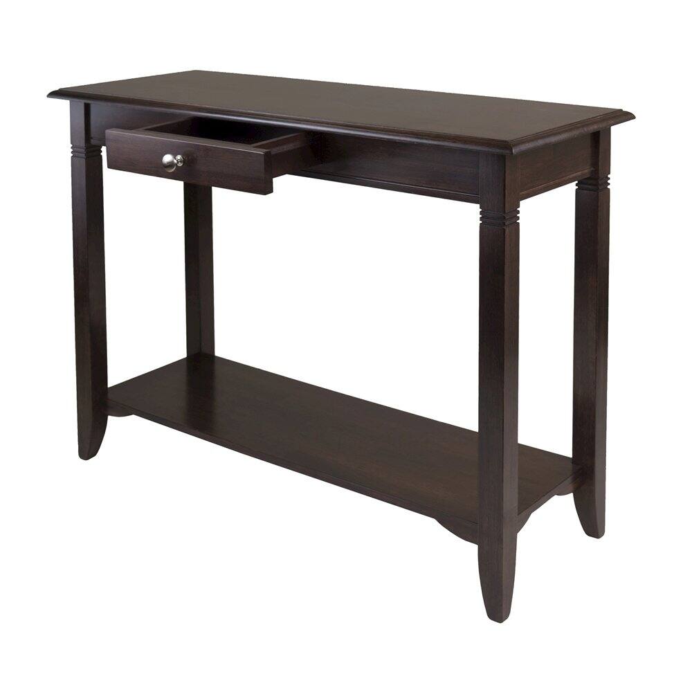 Angle. FurniFact - Console Table - Cappuccino.