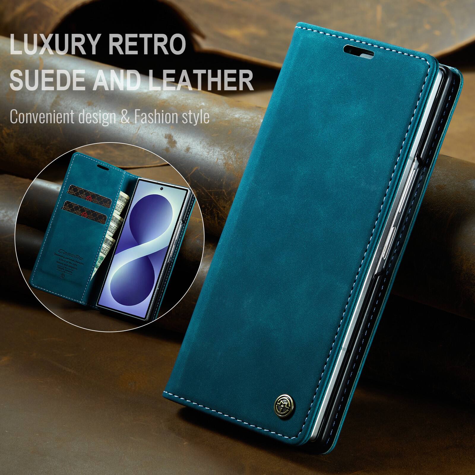 LUXURY RETRO SUEDE AND LEATHER  
Convenient design & Fashion style