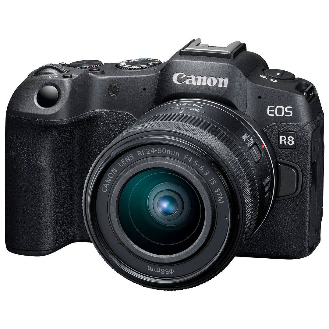 Canon EOS R8 with RF24-50mm Lens F4.5-6.3 IS STM
