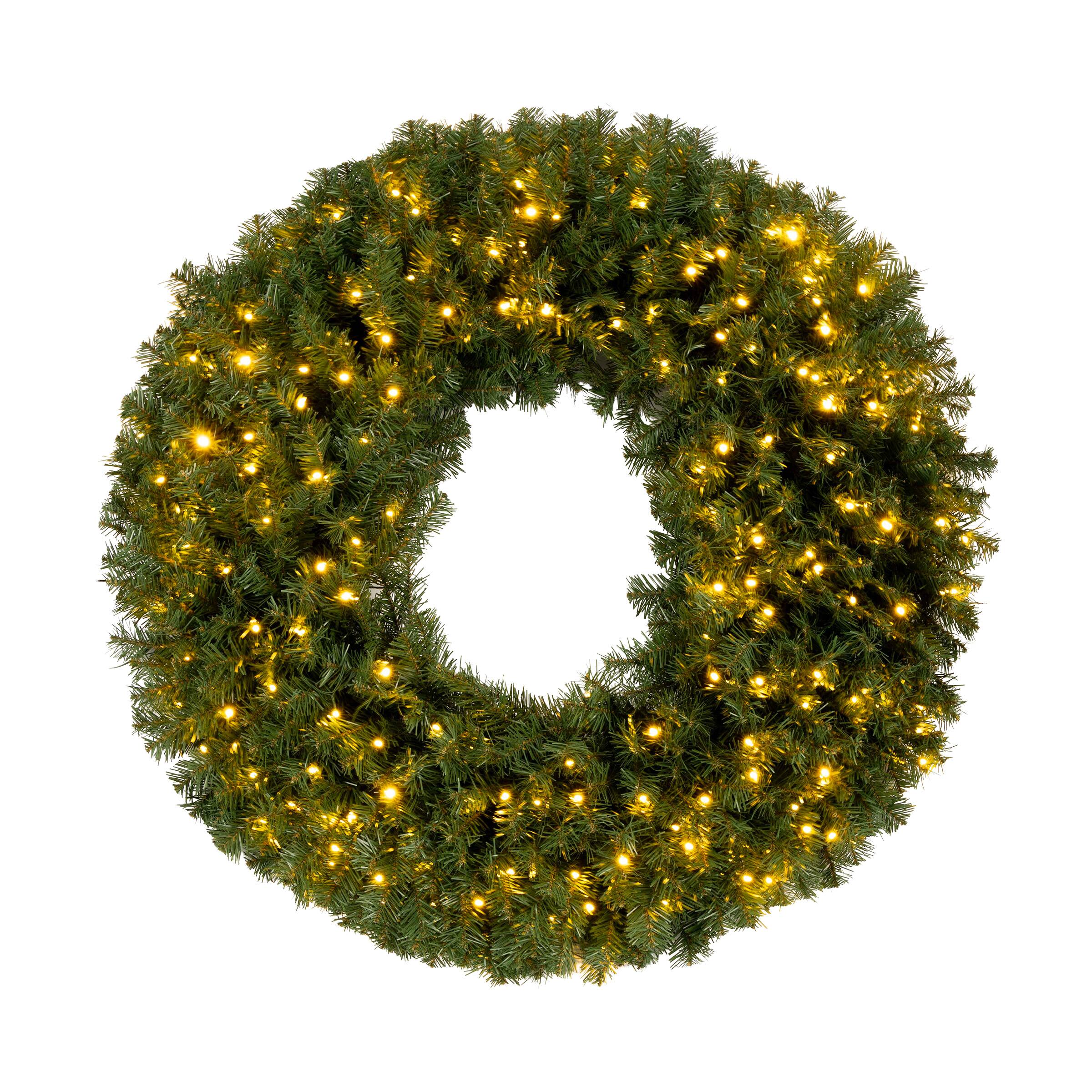 Angle. Elf Stor - Artificial Christmas wreath - 48 in - Green.