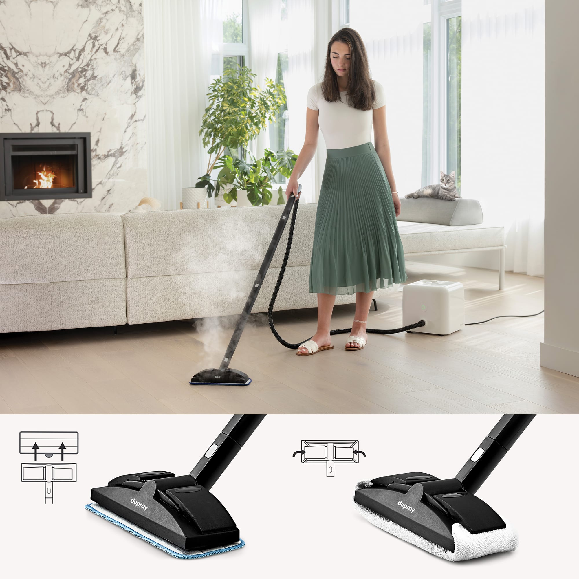 Dupray Neat Steam Cleaner White DUP020WNA - Best Buy