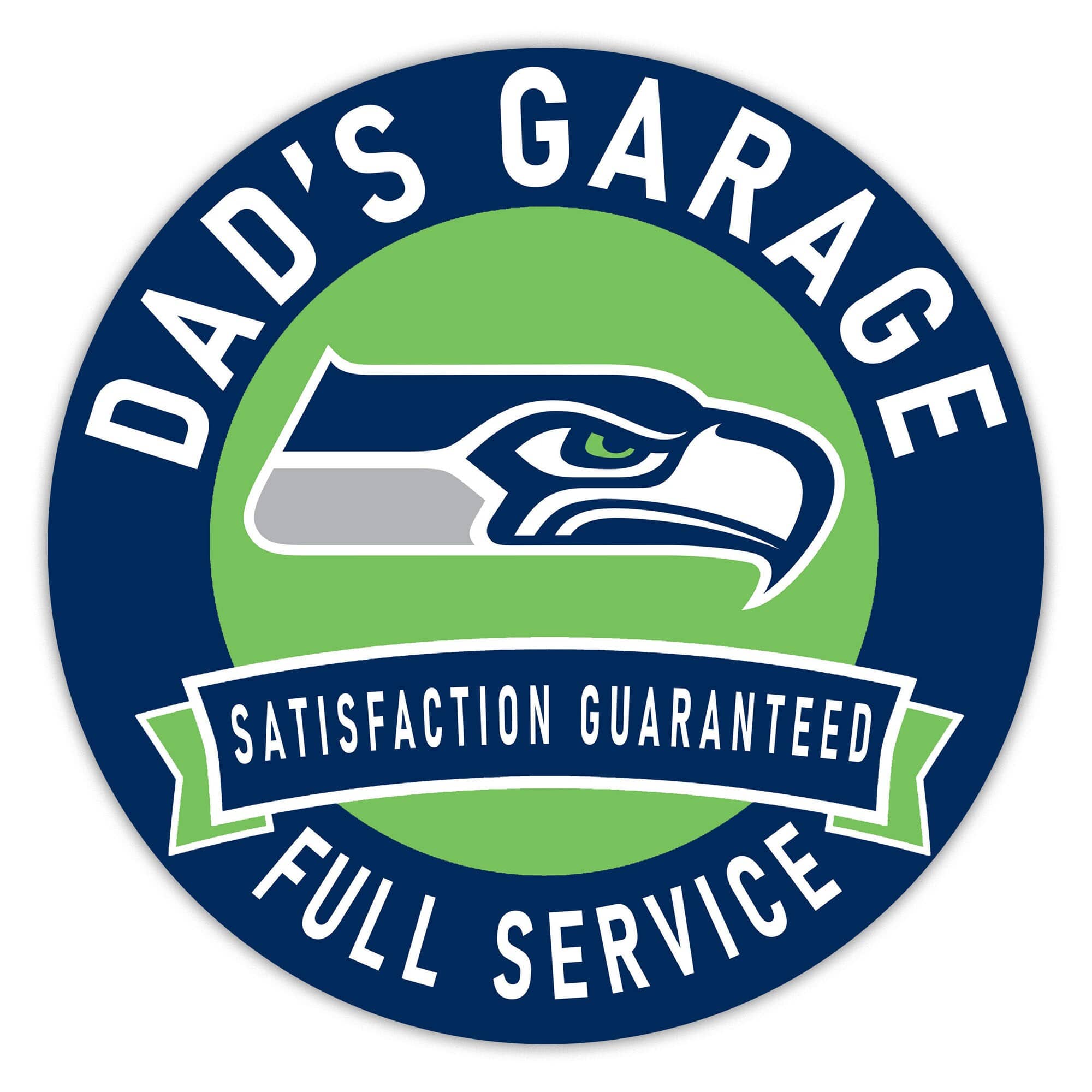 DAD'S GARAGE  
SATISFACTION GUARANTEED  
FULL SERVICE