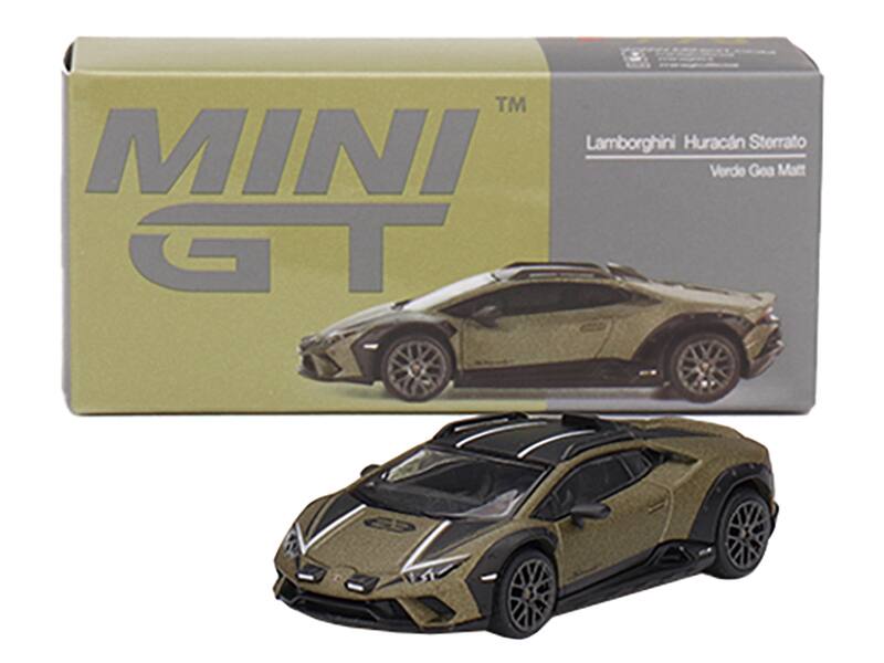 MINI GT  
Lamborghini Huracán Sterrato  
Verde Gea Matt