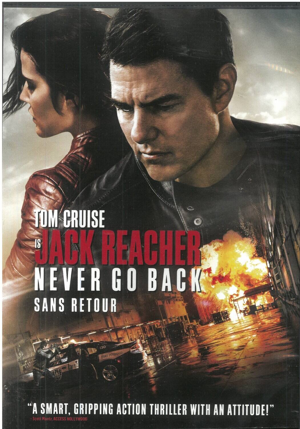 Alt View 1. Jack Reacher: Never Go Back   - DVD.
