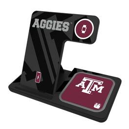 Keyscaper - Texas A&M Aggies 3-In-1 Wireless Charger - Multicolor