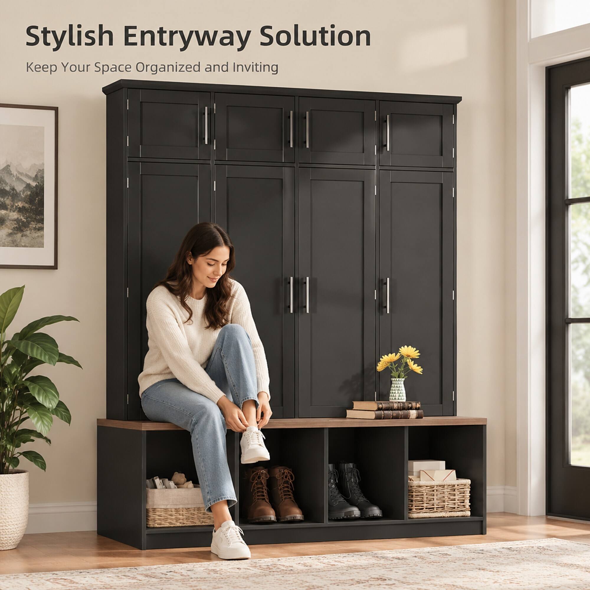 Stylish Entryway Solution  
Keep Your Space Organized and Inviting