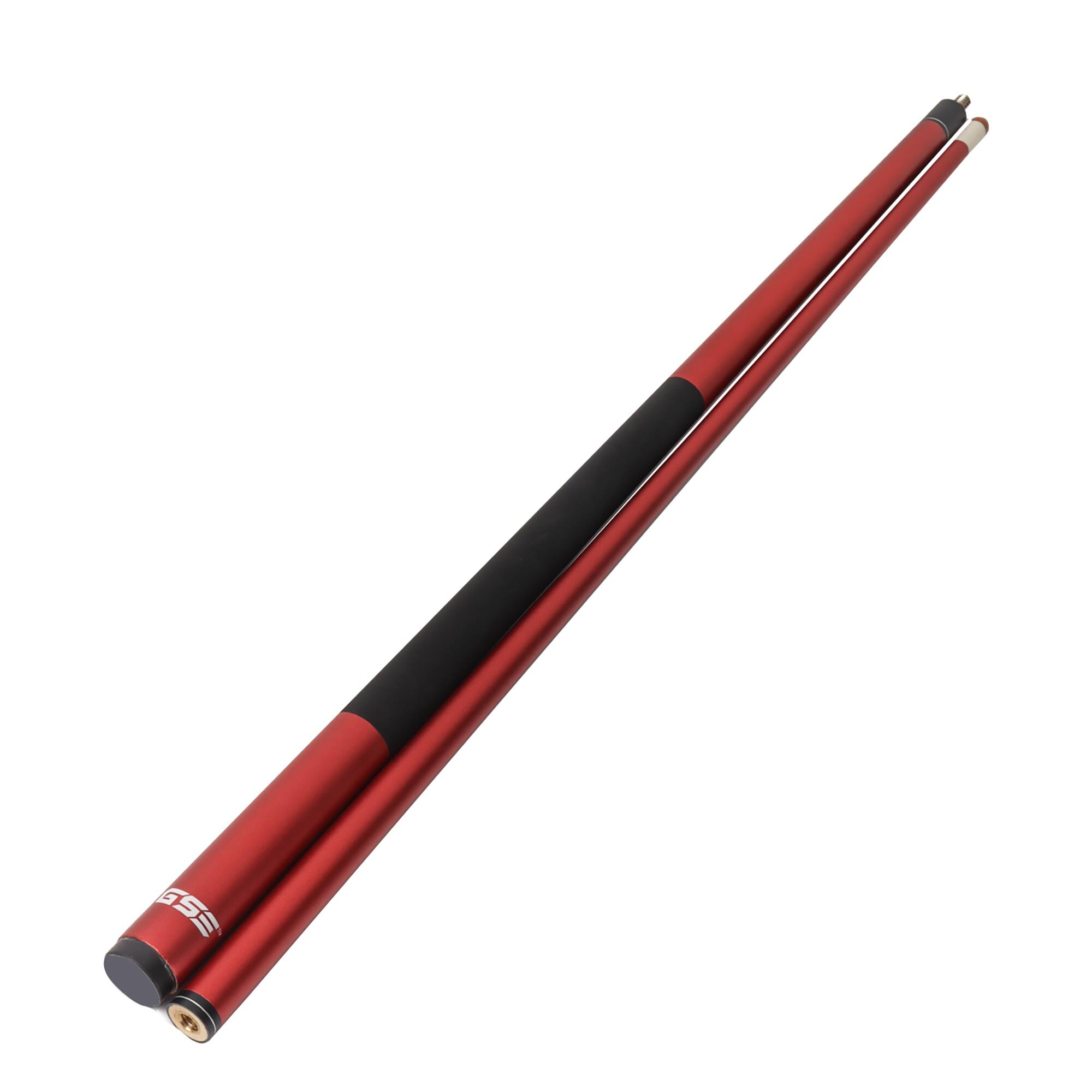 Alt View 5. GSE Games & Sports Expert - 58" 2-Piece Matte Red Fiberglass Graphite Composite Billiard Pool Cue Stick for Men/Women - 19oz - Red.
