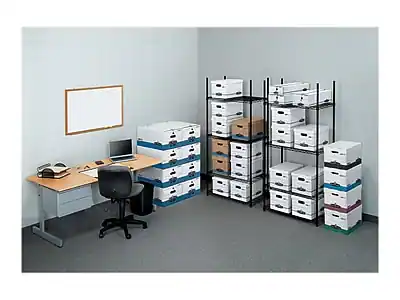 Bankers Box Liberty Heavy Duty Corrugated File Storage Boxes, Letter ...