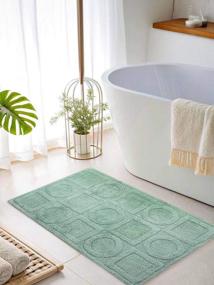 GAURI KOHLI - Almaty Bath Mat - Teal - Thumbnail 2