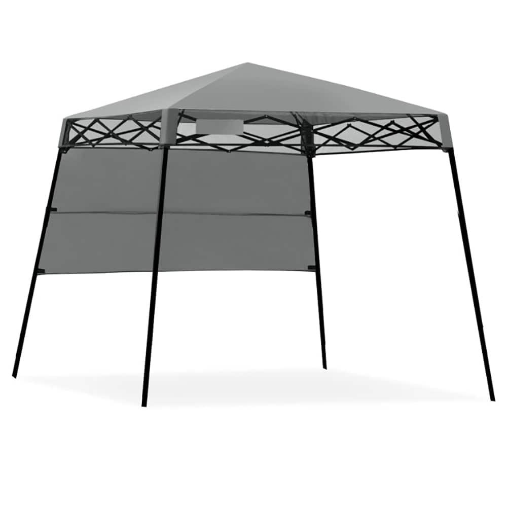 Kadyn - 7 x 7 Feet Sland Adjustable Portable Canopy Tent with Backpack-Gray, Outdoor Gazebo Wedding Party Tent Canopy Tent