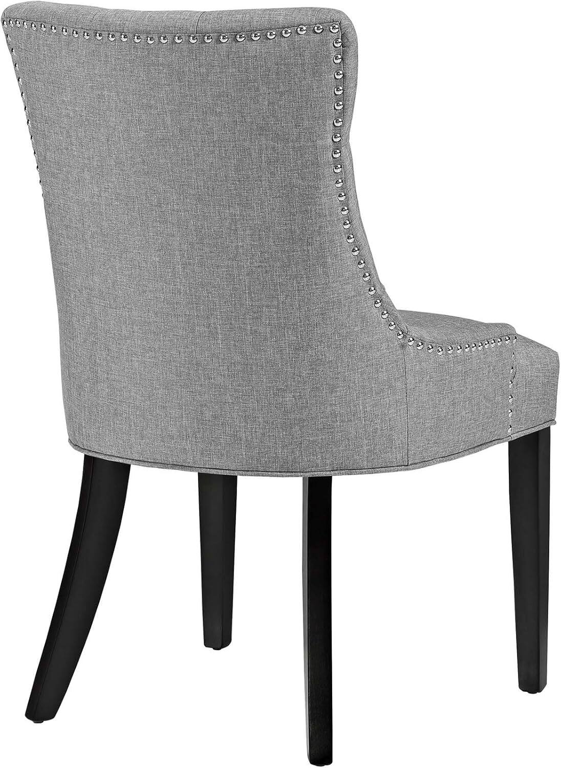 Alt View 4. Modway - Regent Tufted Fabric Dining Chair by Modway - Gray.