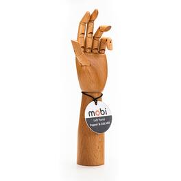 MOBI - Handy Hand Shaped Salt and Pepper Mill, Left Hand - Brown