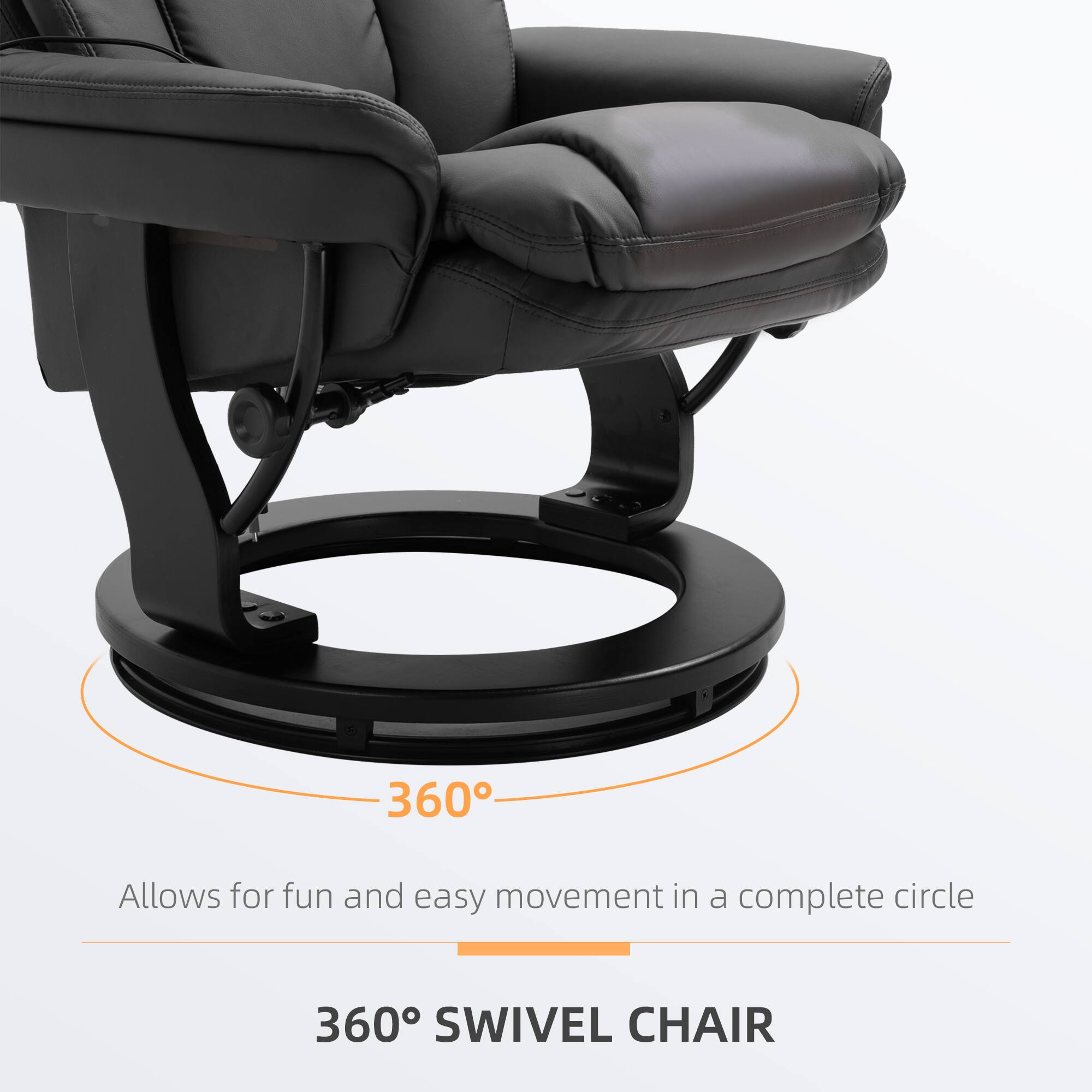 360° SWIVEL CHAIR

Allows for fun and easy movement in a complete circle