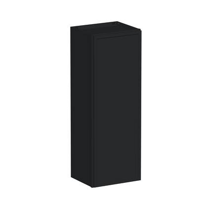 Front. Boyel Living - 15-in W x 42-in H x 12-in D Shaker RTA Kitchen Wall Cabinet with Soft-Close - Black.