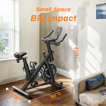 compact stationary bicycle Foldable Exercise Bike Space Saving Bike Our Brand MERACH S26 Home Exercise Bike