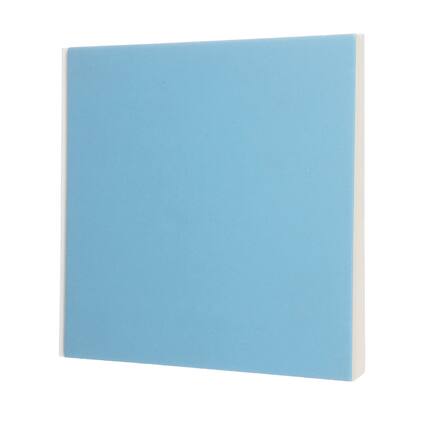 Front. Unique Bargains - 6.9x6.9 Inch Hardcover Pocket Watercolor Sketchbook, 50/100pg 230GSM Blank Travel Journal for Drawing & Painting - Blue.
